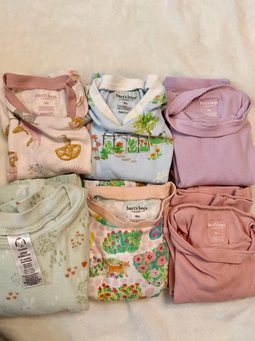 Burt’s Bees 18 month pajama bundle